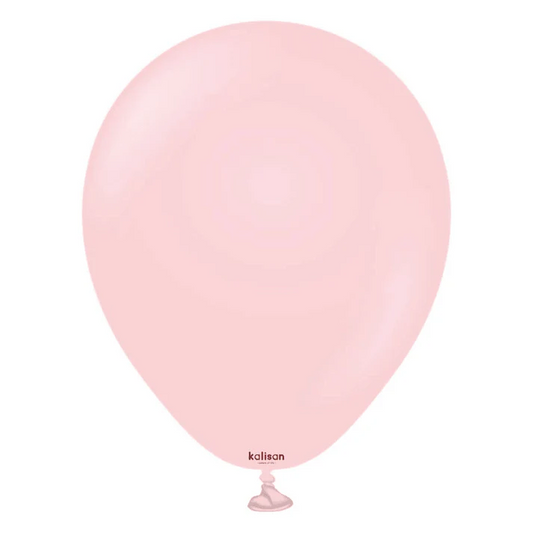 5 inch Kalisan Macaron Pink Latex Balloons 100ct