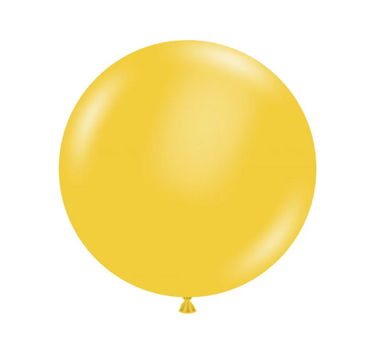 Tuftex Goldenrod 24 inch Latex Balloons 25ct