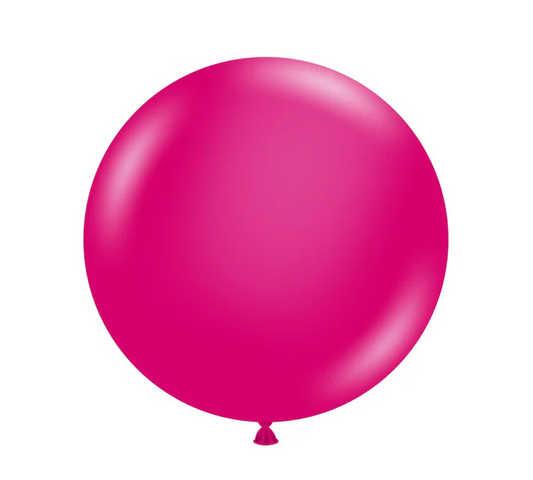 Tuftex Crystal Magenta 24 inch Latex Balloons 25ct