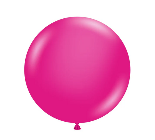 Tuftex Hot Pink 24 inch Latex Balloons 25ct