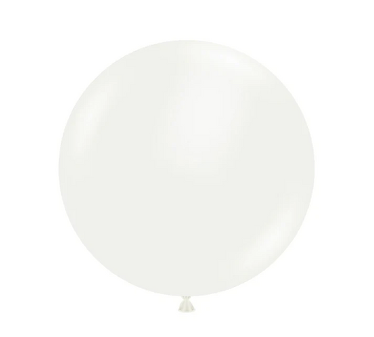 Tuftex White 36 inch Latex Balloons 1ct