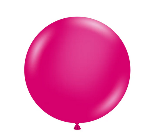 Tuftex Crystal Magenta 36 inch Latex Balloons 1ct