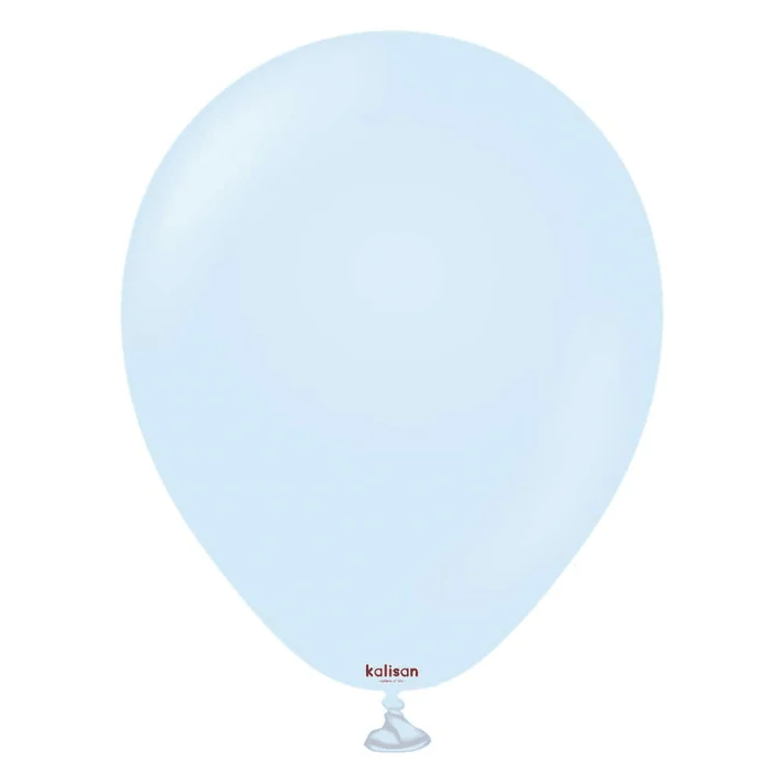 Kalisan 5in Macaron Baby Blue Latex Balloons 100ct